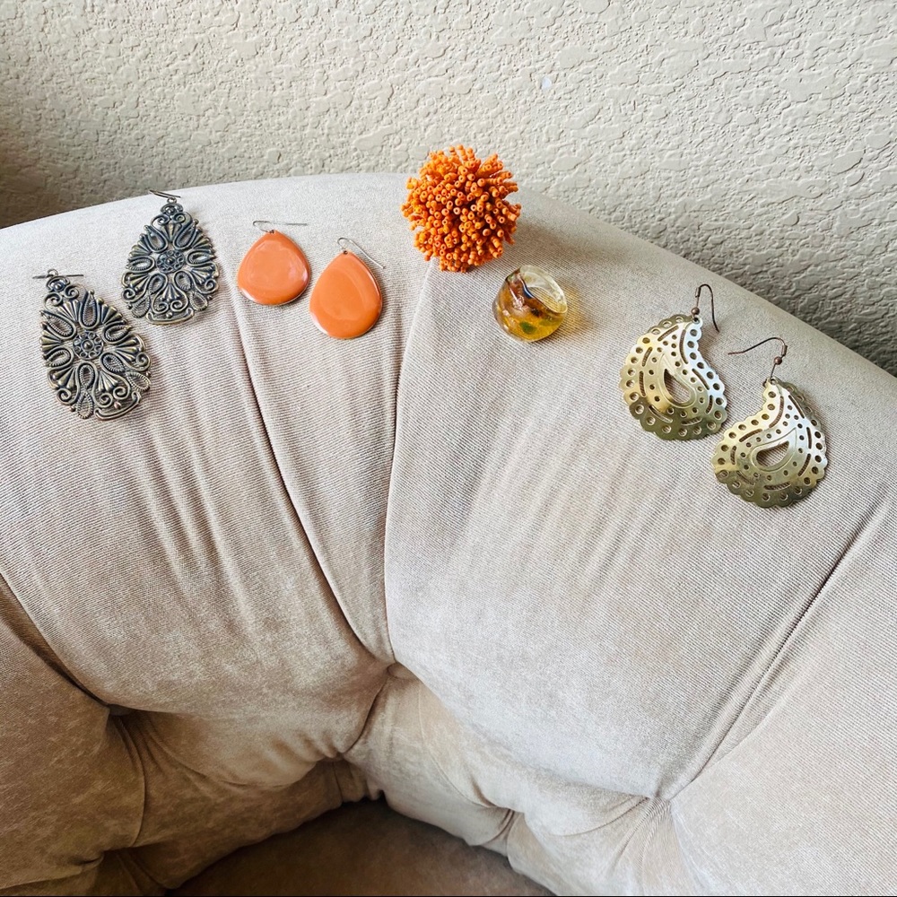 Clockwork Orange Fashion Jewelry Bundle 🧡